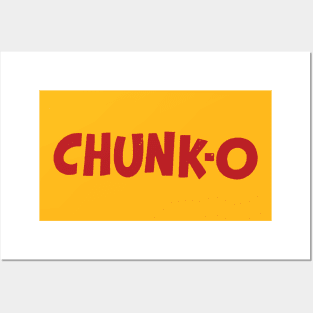 Chunk-o  in red Posters and Art